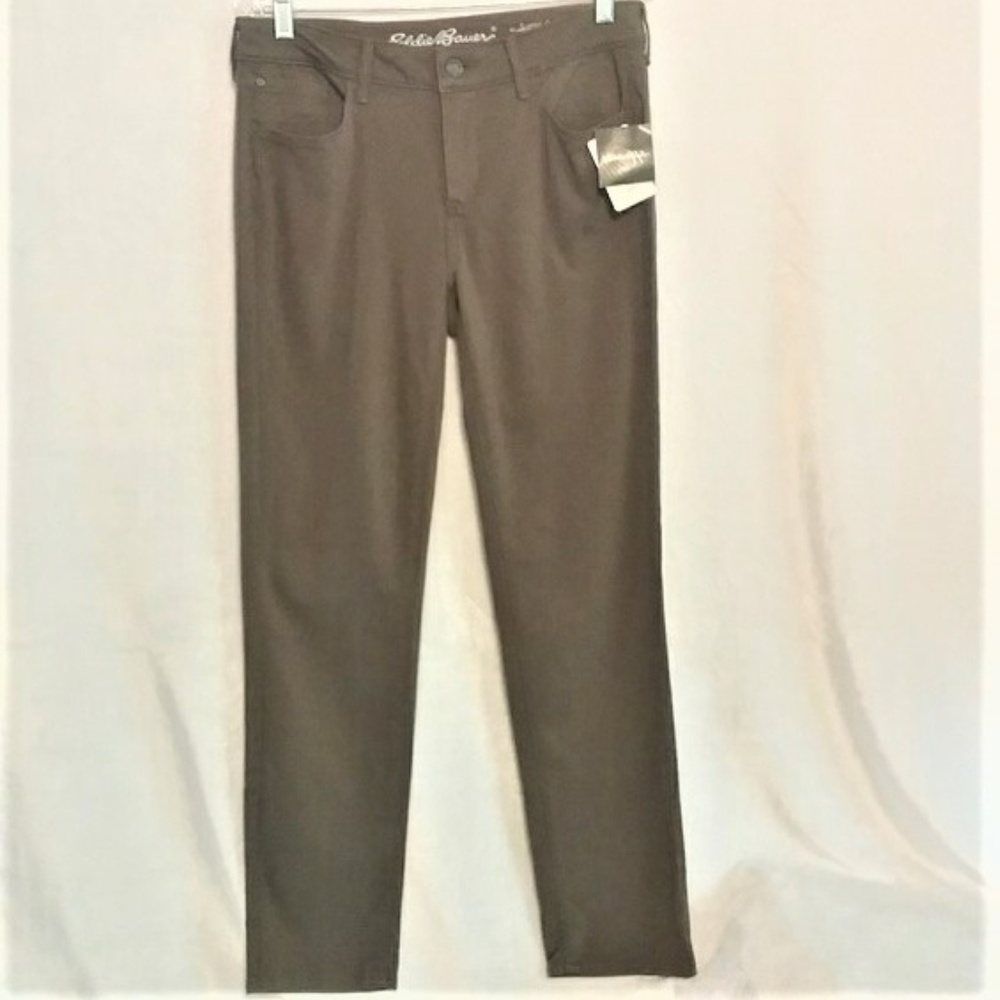 NWT Eddie Bauer Elysian Twill Slim Straight Jeans